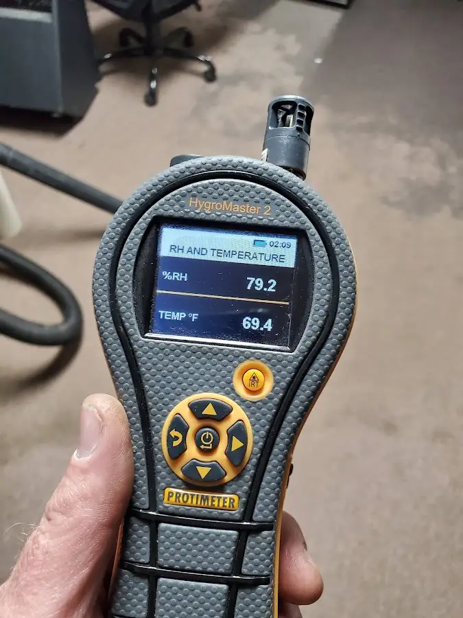 Moisture meter humidity assessment for Fire & Smoke Damage Restoration in Santa Fe Springs